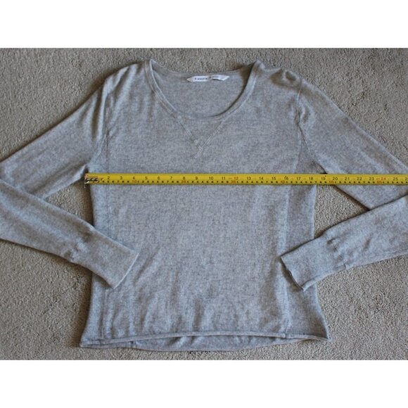 Athleta - Pave Dima 100% Cashmere Sweatshirt Sweater, Grey, XL - Picture 9 of 9